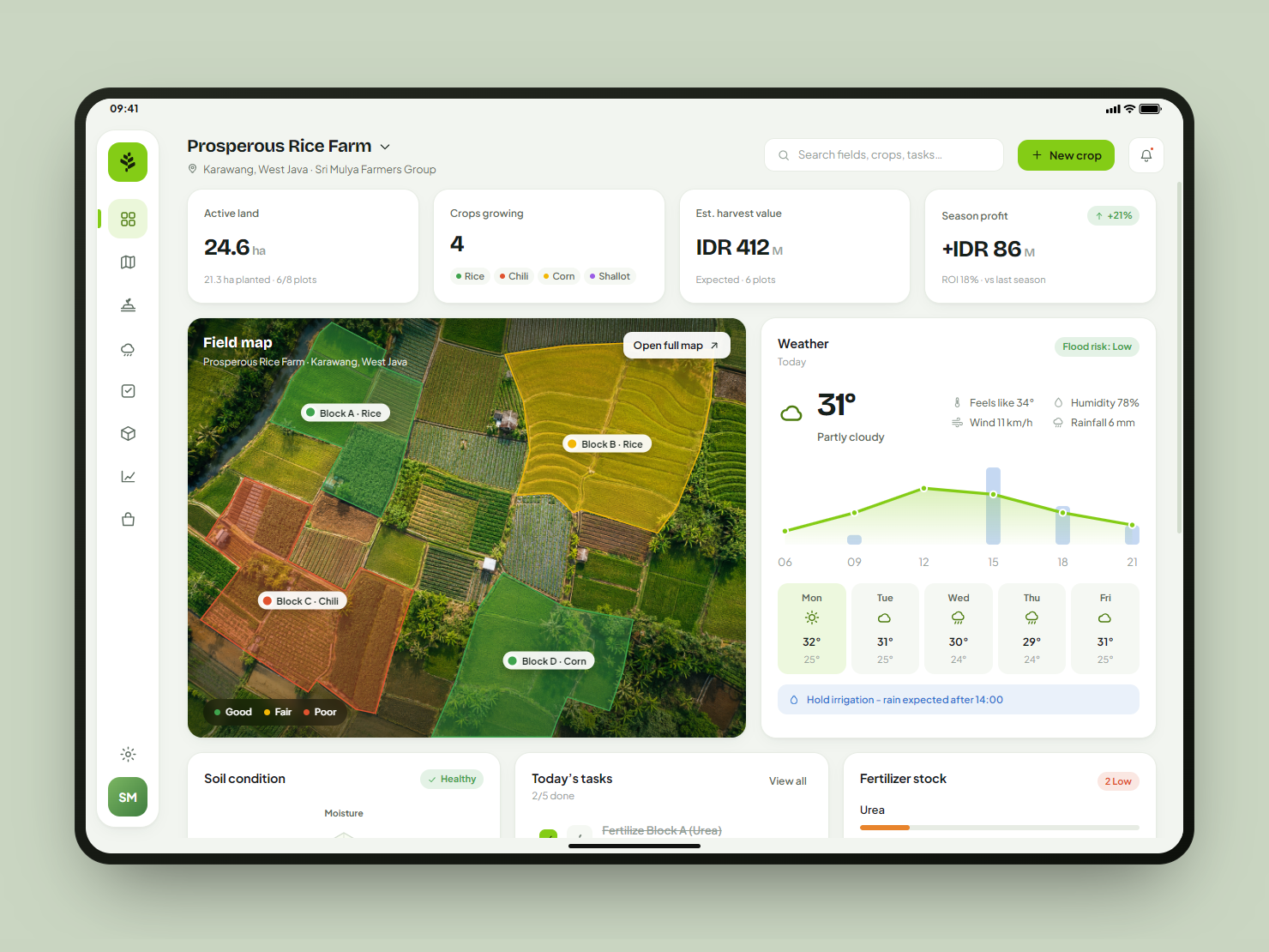 Farmora — Tablet-Based Farm Management App